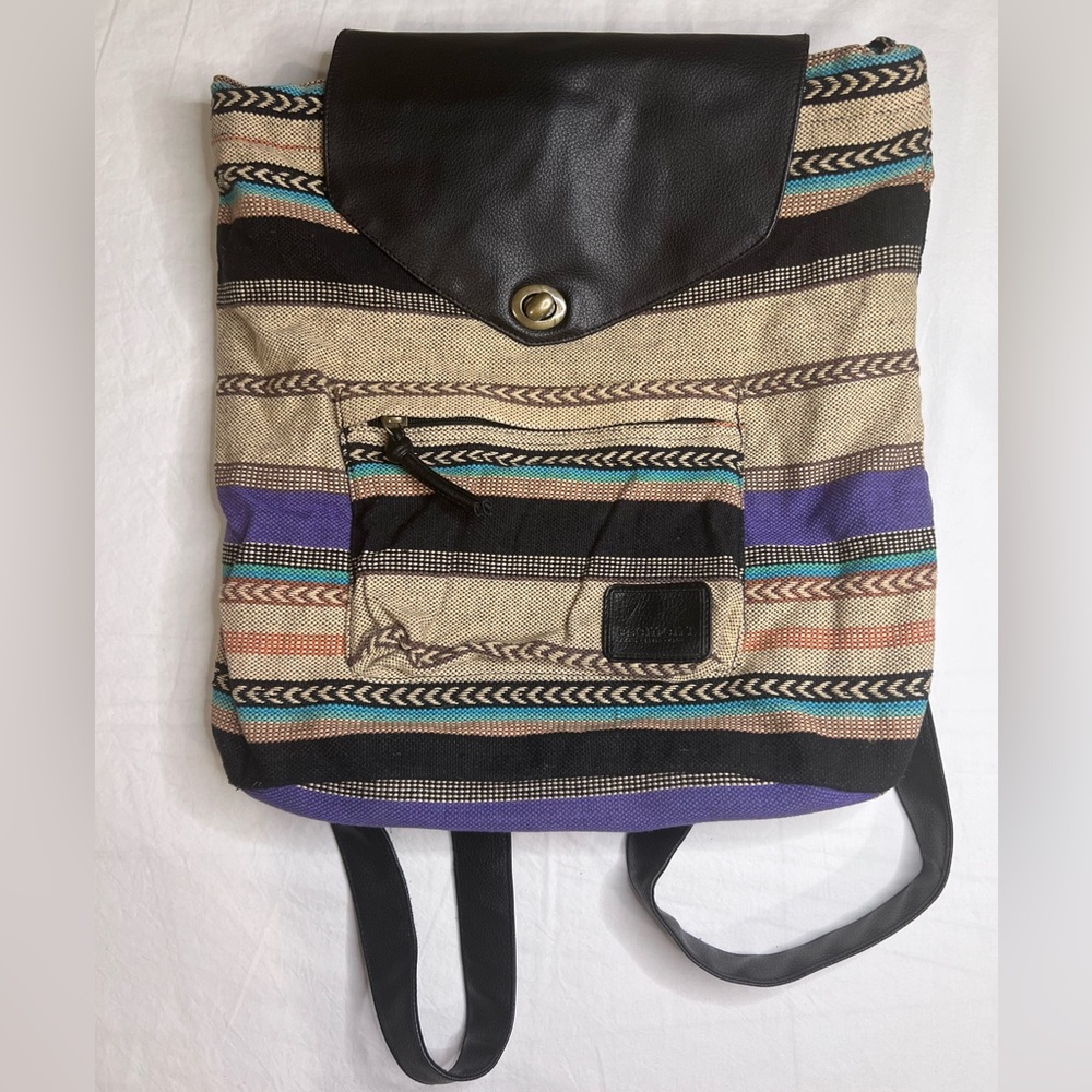 Element Woven Canvas Drawstring Backpack - image 2